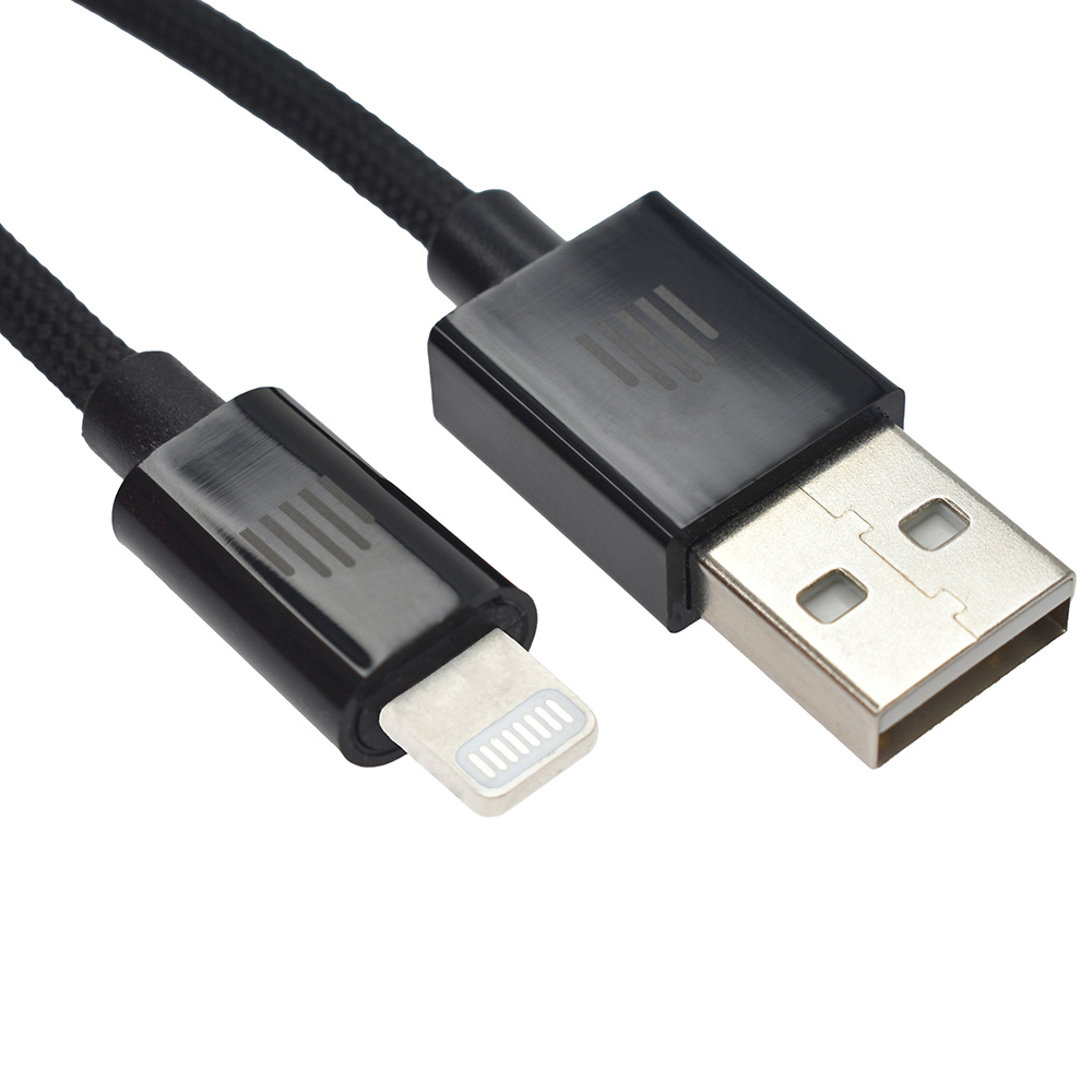 Textile USB-A to lightning